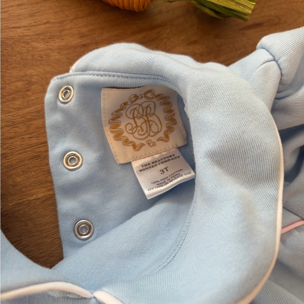 The Beaufort Bonnet Company Light Blue Easter Bunny Dress - Picture 2 of 5